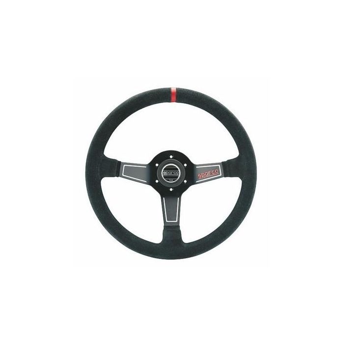 Sparco SP015L750SC Volante Deportivo L575 350mm Diámetro, Profundidad 63mm, Grosor 32/29, Terminación Ante Universal Sparco SP015L750SC Volante Deportivo L575 350mm Diámetro, Profundidad 63mm, Grosor 32/29, Terminación Ante Universal