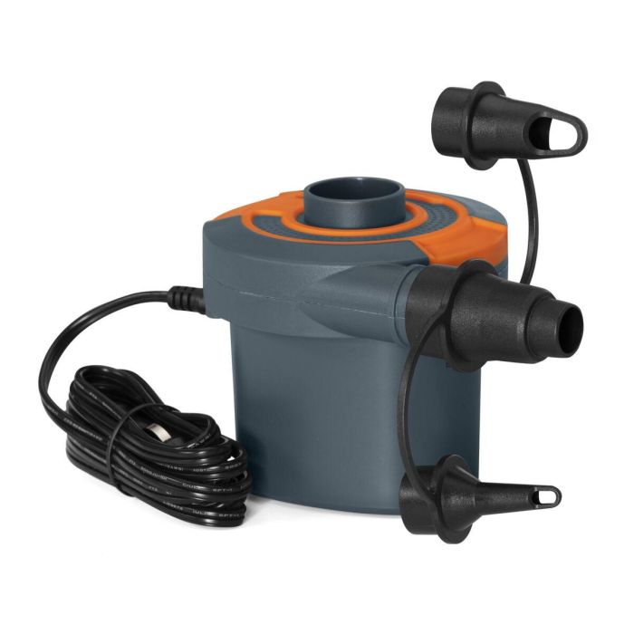 Bomba de aire eléctrica BESTWAY Sidewinder, conexión a la red y mechero - 490 L / mn 10 Bomba de aire eléctrica BESTWAY Sidewinder, conexión a la red y mechero - 490 L / mn 10