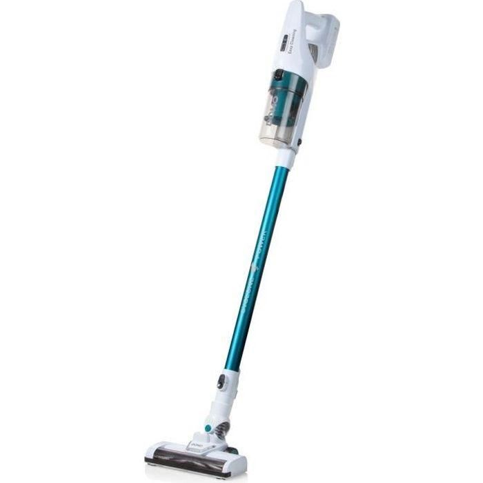 DOMO DO233SV - Aspirador escoba inalámbrico 2 en 1 - 2 velocidades - Sistema ciclónico - Autonomía 20min - Depósito de polvo 0,6L DOMO DO233SV - Aspirador escoba inalámbrico 2 en 1 - 2 velocidades - Sistema ciclónico - Autonomía 20min - Depósito de polvo 0,6L