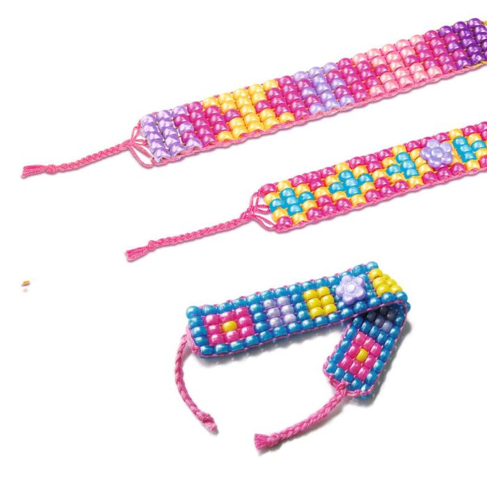 Ravensburger Telar para Crear Pulseras con Perlas Brillantes, Diseños de Flores y Corazones - Juguete Niñas 5+ Años Fácil Uso 2 Ravensburger Telar para Crear Pulseras con Perlas Brillantes, Diseños de Flores y Corazones - Juguete Niñas 5+ Años Fácil Uso 2