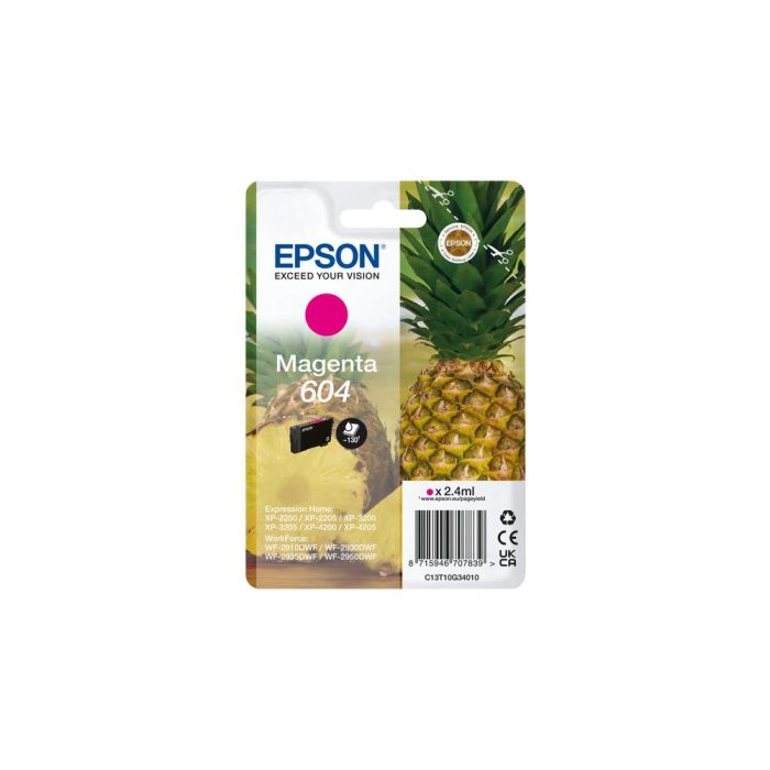 Cartucho Epson 604 Magenta C1310 gr34010 Xp2200 Cartucho Epson 604 Magenta C1310 gr34010 Xp2200