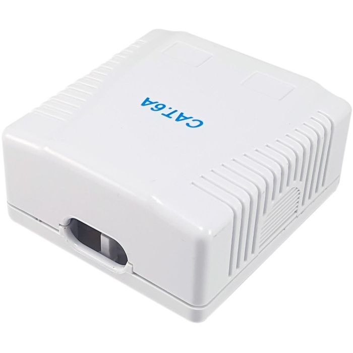Equip Roseta Superficie RJ45 Cat.6A UTP 2 Puertos Color Blanco 1