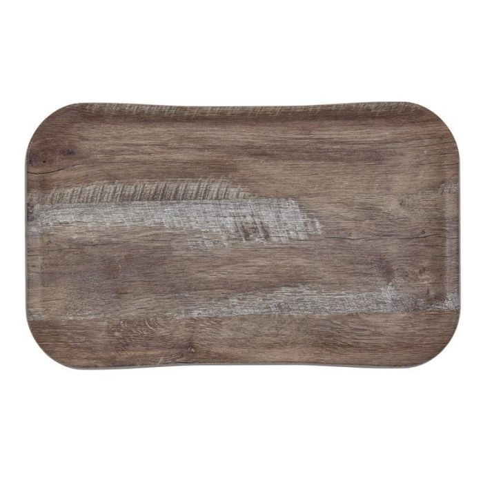 CAMBRO - VTC3253T-F88 - Bandejas Century. Imitación madera - 32,5 x 53 cm - Poliéster Roble oscuro - Venta 1 unidad.