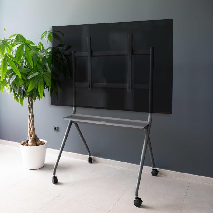 TOOQ Soporte suelo ruedas "ISTAND" pantallas 50-86" 4