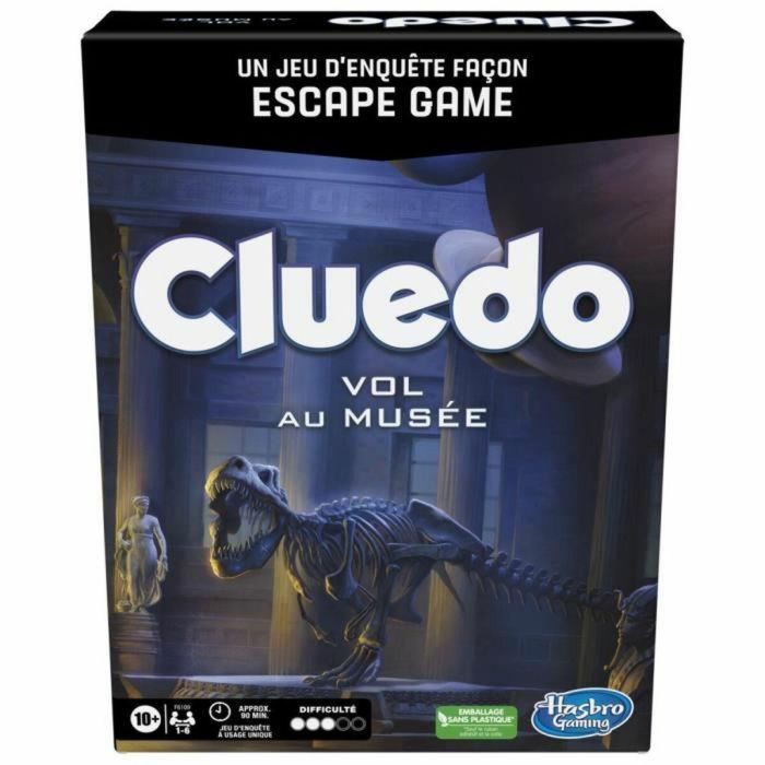 Hasbro Gaming HAS5010994149659 Cluedo Escape Flight en el Museo - Juego de Mesa Escape Cooperativo Familiar +10 años 1