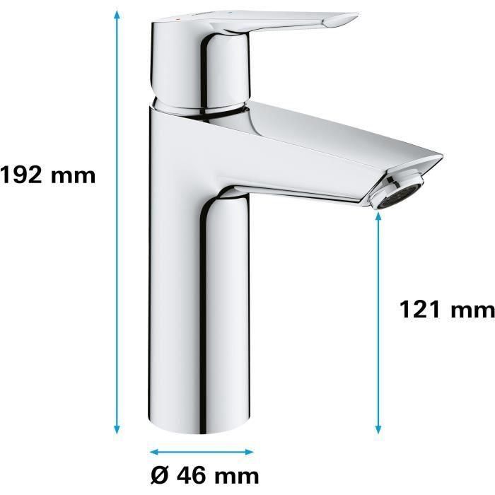 Grohe GRO4005176624162 Mezclador Monomando para Lavabo, Tamaño M 3