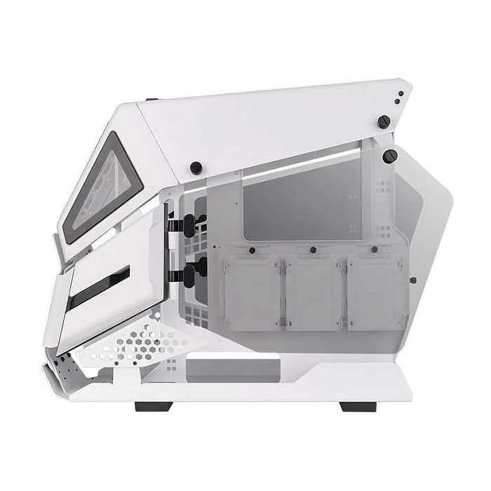 Thermaltake AH T200 Snow Micro Torre PC Blanco micro ATX Mini-ITX Vidrio Templado 3