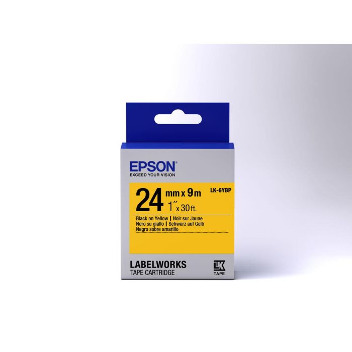 Etiquetas para Impresora Epson C53S656005 Negro Negro/Amarillo 1 Etiquetas para Impresora Epson C53S656005 Negro Negro/Amarillo 1