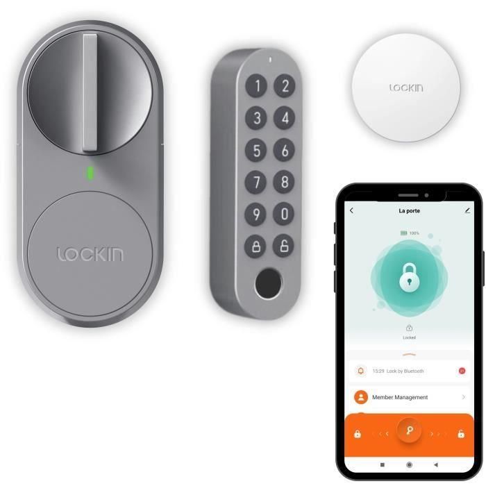 Kit de cerradura de puerta delantera - KONYKS - Lockin G30 Pro - Incluye código digital y concentrador Kit de cerradura de puerta delantera - KONYKS - Lockin G30 Pro - Incluye código digital y concentrador