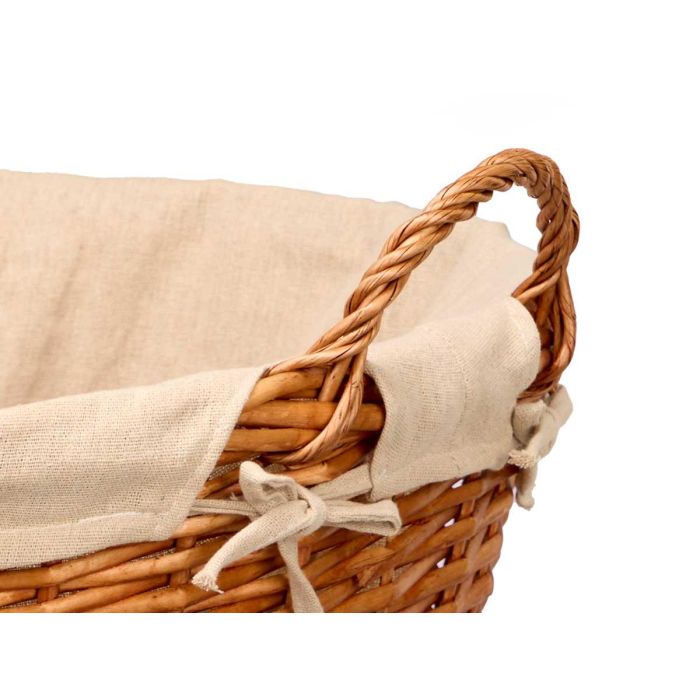 Cesto Asas Grd Mimbre Redondo Kipit 50X42CM (6 Unidades) 3 Cesto Asas Grd Mimbre Redondo Kipit 50X42CM (6 Unidades) 3
