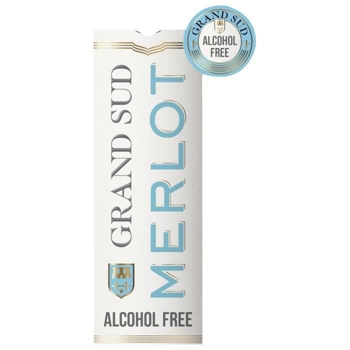 Gran Sur - Merlot - Sin alcohol - 1l 1 Gran Sur - Merlot - Sin alcohol - 1l 1