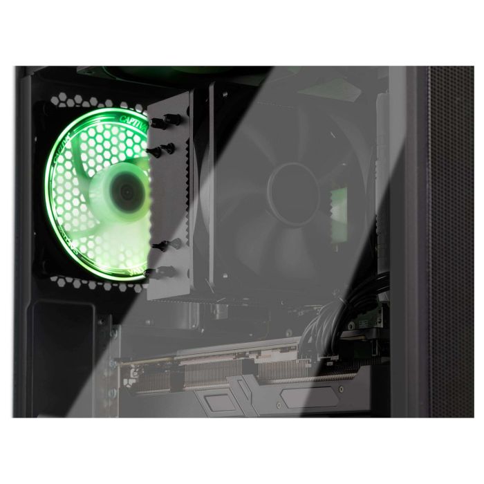 Captiva R89-503 PC Gaming Highend, AMD Ryzen 7 7800X3D, 32GB DDR5, 2TB SSD M.2, NVIDIA GeForce RTX 5070 Ti 16GB, Windows 11 Home, Torre Midi Negra