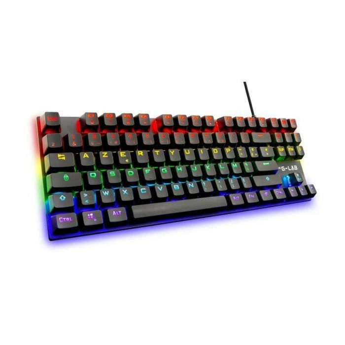 The G-Lab Keyz Mercury KEYZMERCURYBFR Teclado Gaming Mecánico TKL Compacto Distribución FR Negro 2 The G-Lab Keyz Mercury KEYZMERCURYBFR Teclado Gaming Mecánico TKL Compacto Distribución FR Negro 2