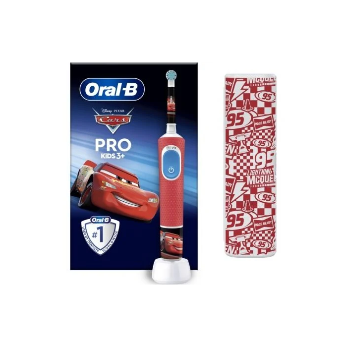 Oral-B Cepillo Dental Eléctrico Pro Kids 3 Spiderman para Niños +3 Años con 1 Recambio y Estuche 1