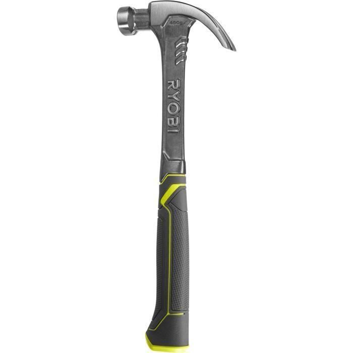 Martillo extractor de clavos - RYOBI - Fibra de vidrio 450g 2 Martillo extractor de clavos - RYOBI - Fibra de vidrio 450g 2