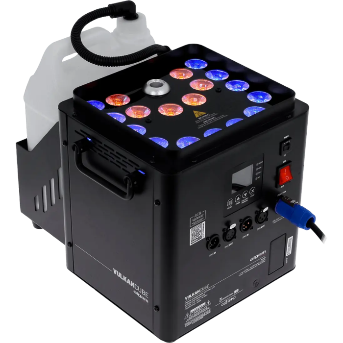 Algamlight Máquina De Humo Vertical Led 1500W Profesional Para Eventos Y Escenarios Con DMX y 18 LEDs RGBW 4