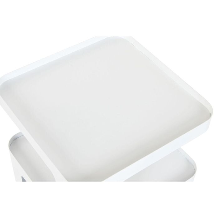 Mesa auxiliar Home ESPRIT Blanco 40 x 40 x 54 cm 3 Mesa auxiliar Home ESPRIT Blanco 40 x 40 x 54 cm 3