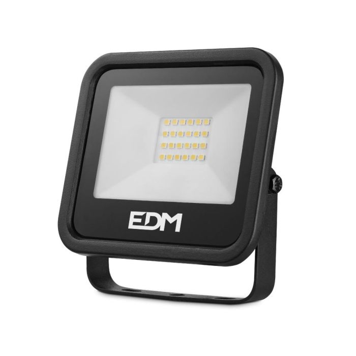 Edm Foco LED Proyector 20W 1520LM 4000K Luz Día Black Series IP65, 120° Ángulo Apertura, 25000H Vida 1 Edm Foco LED Proyector 20W 1520LM 4000K Luz Día Black Series IP65, 120° Ángulo Apertura, 25000H Vida 1