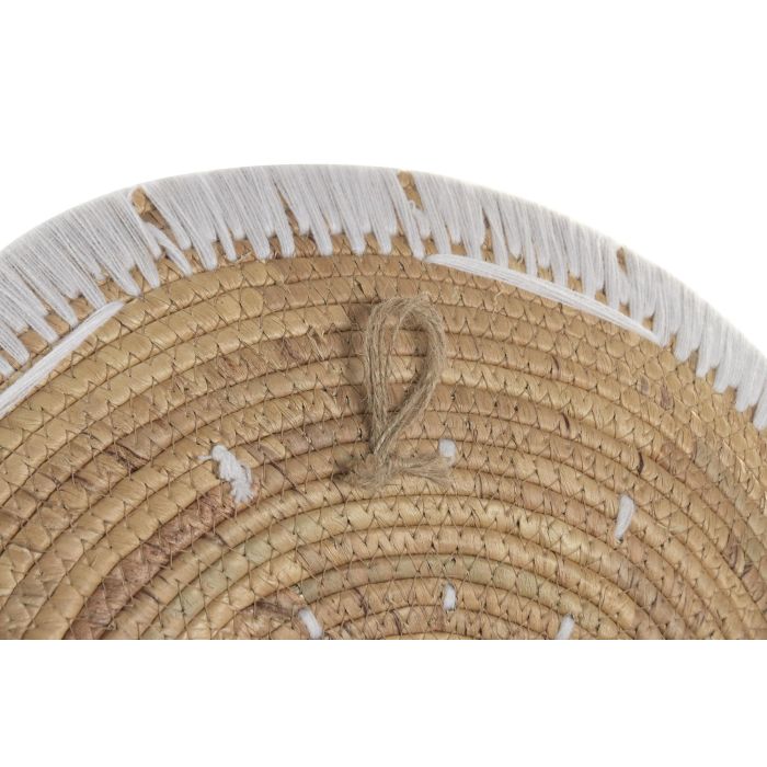 DKD Home Decor Decoracion Pared Boho Natural Blanco 6 x 45 x 45 cm (4 Unidades) DKD Home Decor Decoracion Pared Boho Natural Blanco 6 x 45 x 45 cm (4 Unidades)