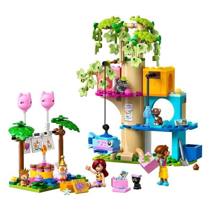 Fiesta de cumpleaños y casa del árbol felina lego friends 4 Fiesta de cumpleaños y casa del árbol felina lego friends 4