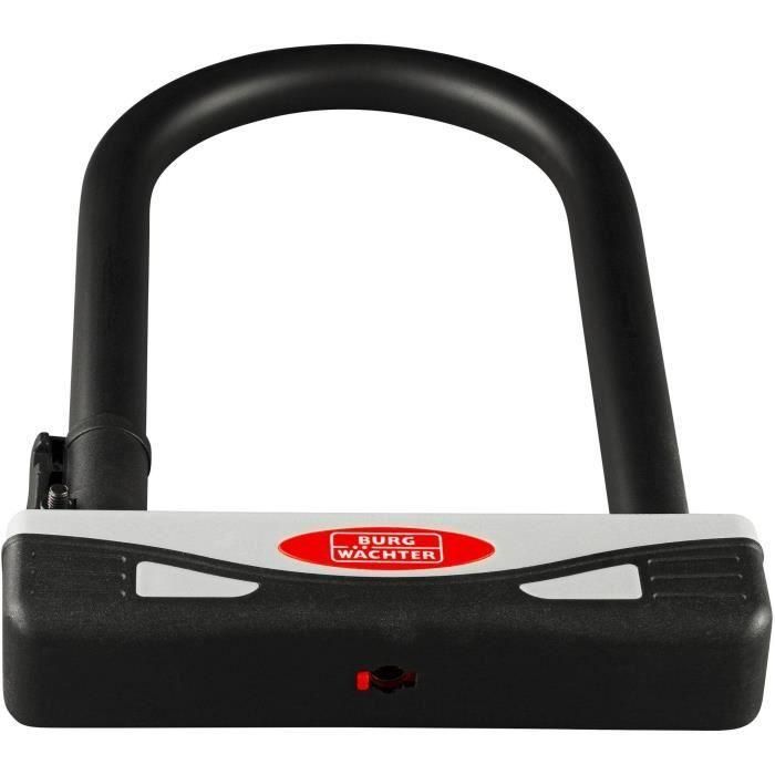 Candado para bicicleta en U - BURG WACHTER - 1600 HB 170/210 - Acero ultrarresistente 16 mm, doble bloqueo 2 Candado para bicicleta en U - BURG WACHTER - 1600 HB 170/210 - Acero ultrarresistente 16 mm, doble bloqueo 2