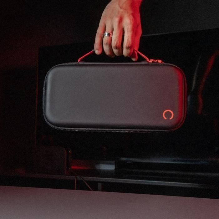 Konix 3328170304351 Estuche protector y de transporte para Consola Nintendo Switch 2, con red para accesorios y 8 compartimentos para juegos, Negro 4 Konix 3328170304351 Estuche protector y de transporte para Consola Nintendo Switch 2, con red para accesorios y 8 compartimentos para juegos, Negro 4