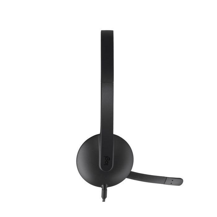 Logitech Auriculares USB H340 con Micrófono con Cancelación de Ruido para Ordenador