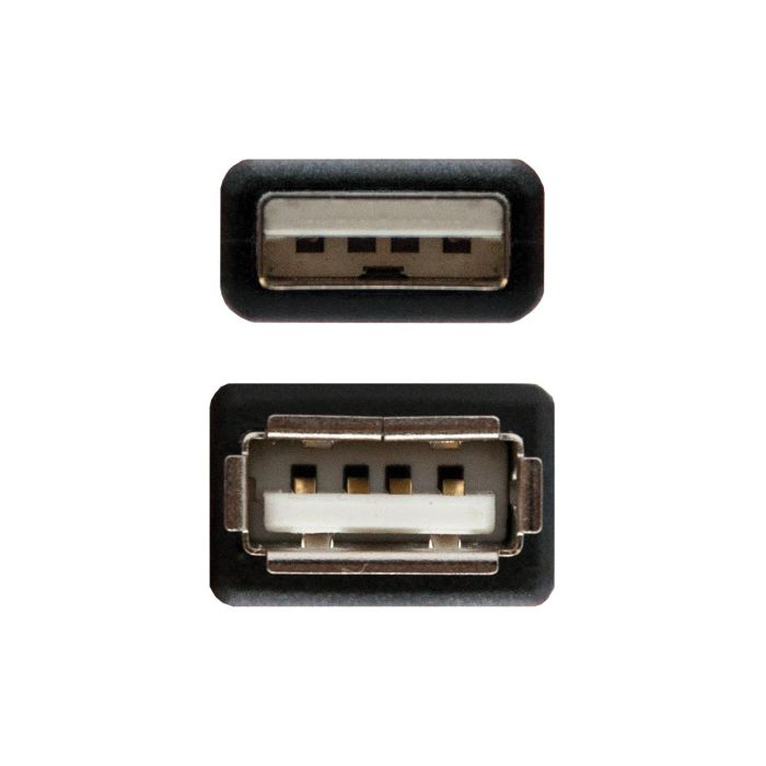 Nanocable Cable Alargador USB 2.0 Tipo A Negro 1.0m 2 Nanocable Cable Alargador USB 2.0 Tipo A Negro 1.0m 2