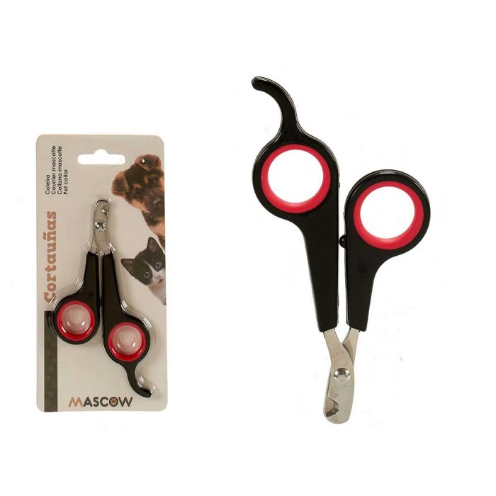 Cortauñas para Mascotas Pequeñas Mascow 6 x 0.5 x 11.5 cm - Negro/Rojo (24 Unidades) Cortauñas para Mascotas Pequeñas Mascow 6 x 0.5 x 11.5 cm - Negro/Rojo (24 Unidades)
