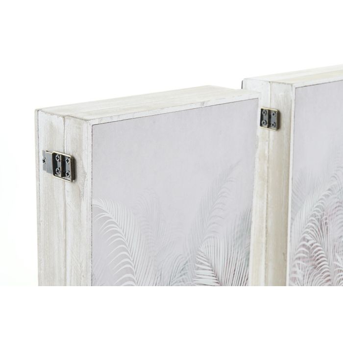 DKD Home Decor Guardallaves Organizador Tropical de MDF Gris y Blanco para 6 Llaves 6x30x20 cm Pack 4 Unidades 1 DKD Home Decor Guardallaves Organizador Tropical de MDF Gris y Blanco para 6 Llaves 6x30x20 cm Pack 4 Unidades 1