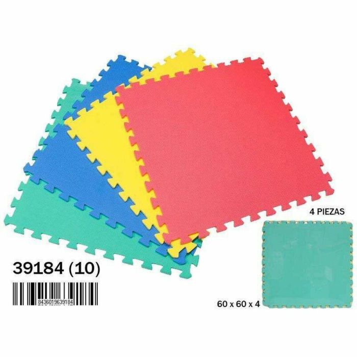 Puzzle eva colores 4 piezas 60x60 cm 1 Puzzle eva colores 4 piezas 60x60 cm 1