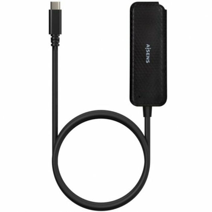 AISENS - HUB USB 3.1 USB-C, USB-C/M-4XTIPO A/H, NEGRO, 60CM 2
