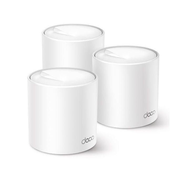 TP-Link Wi-Fi 6, AX3000, 2.4/5 GHz, 2×2 MU-MIMO, 3x 1G RJ-45, 12V, 110x110x114 mm, 3-pack TP-Link Wi-Fi 6, AX3000, 2.4/5 GHz, 2×2 MU-MIMO, 3x 1G RJ-45, 12V, 110x110x114 mm, 3-pack