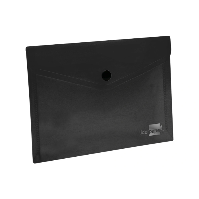 Liderpapel Dossier Carpeta con Broche Polipropileno DIN A6 Negro Opaco 180 micras 3 Liderpapel Dossier Carpeta con Broche Polipropileno DIN A6 Negro Opaco 180 micras 3