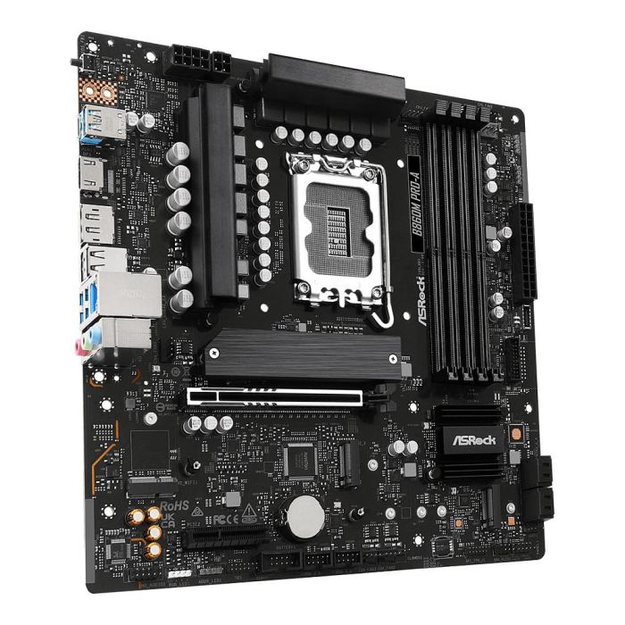 ASROCK B860M Pro-A (1851) (D) Placa Base Intel B860 Socket LGA 1851 DDR5-SDRAM micro ATX para PC ASROCK B860M Pro-A (1851) (D) Placa Base Intel B860 Socket LGA 1851 DDR5-SDRAM micro ATX para PC
