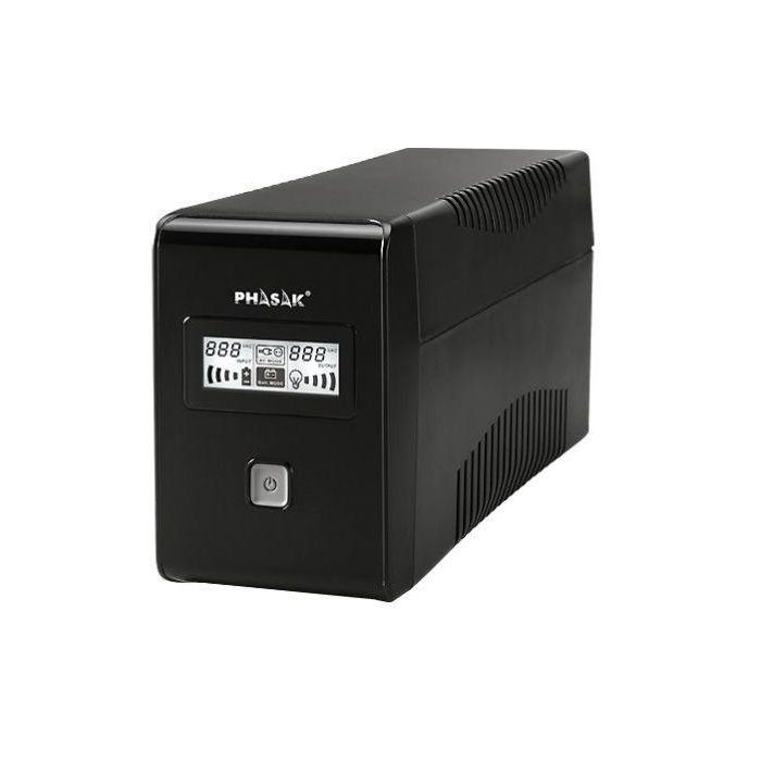 PHASAK SAI Esential 650VA Interactivo con pantalla LCD