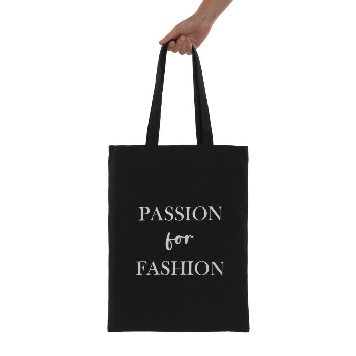 Bolso Compra Pasion For Fashion Negro Versa 36X48CM (2 Unidades) Bolso Compra Pasion For Fashion Negro Versa 36X48CM (2 Unidades)