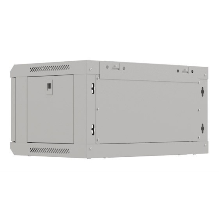 Lanberg Armario Rack 19 Pulgadas 4U 540x350x281mm Gris con Puerta Acristalada y Cerradura 5