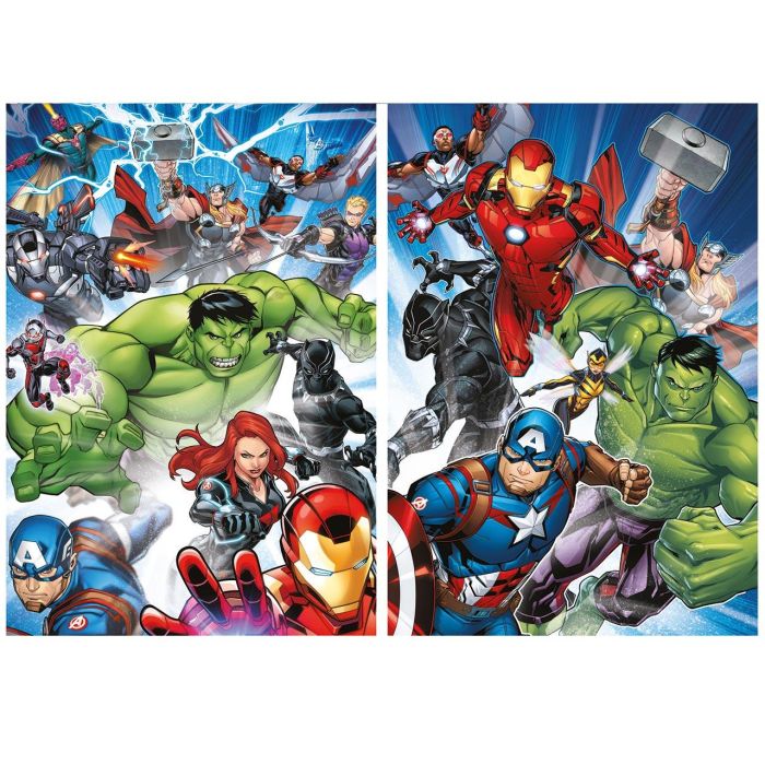Educa Puzzle 2x100 Avengers 19679 +6 Años 2