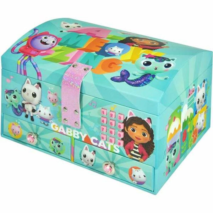 Kids Euroswan Joyero Secreto Musical Gabby's Dollhouse para Niños, con Sonido y Pilas Incluidas - Edad 3+ 4 Kids Euroswan Joyero Secreto Musical Gabby's Dollhouse para Niños, con Sonido y Pilas Incluidas - Edad 3+ 4