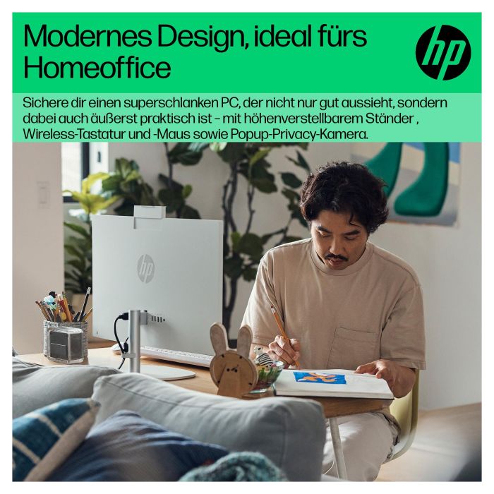 HP 24-cr0007ng All-in-One PC 60,5 cm (23,8 Zoll) 13