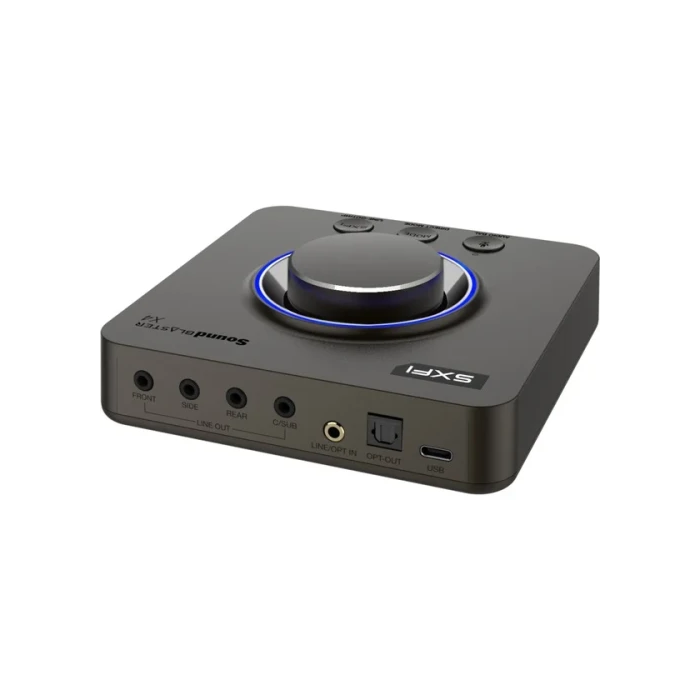 Creative Labs 70SB181500000 Tarjeta de Sonido Sound Blaster X4 DAC Super X-Fi 7.1 USB Negro 1 Creative Labs 70SB181500000 Tarjeta de Sonido Sound Blaster X4 DAC Super X-Fi 7.1 USB Negro 1