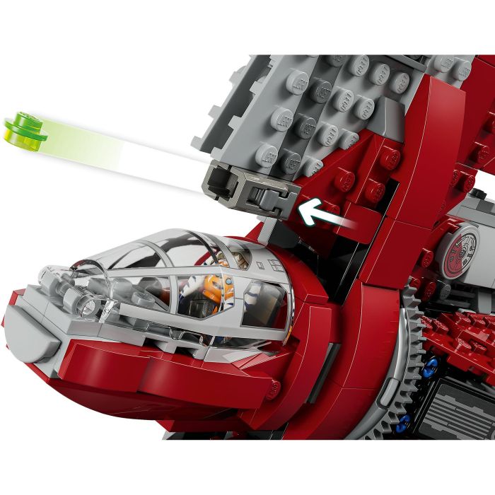 LEGO 75362 Star Wars Lanzadera T-6 de Ahsoka Tano, Barco lanzador de pernos, 4 personajes 3 LEGO 75362 Star Wars Lanzadera T-6 de Ahsoka Tano, Barco lanzador de pernos, 4 personajes 3