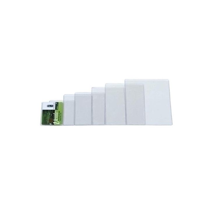 Funda Portacarnet Iberplas Pvc 150Μ Rebaje Pl.Nj.70Q 105X155Mm Paquete De 50