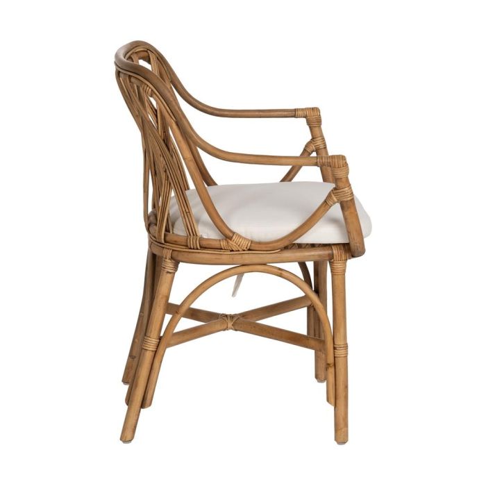 Sillón Natural Ratán Decoración 62 X 55 X 83 cm