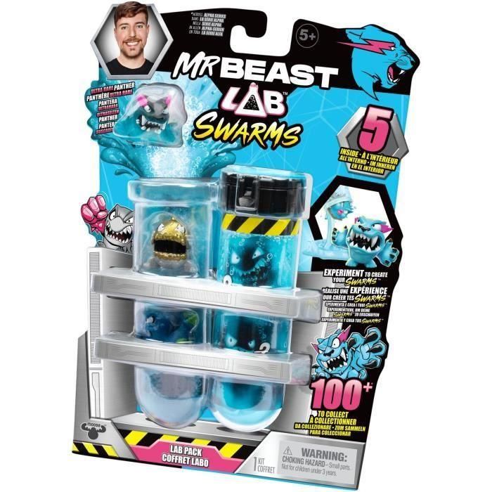 Figuras en miniatura - MrBeast Lab Swarms - 5 modelos aleatorios, 2,5 cm, más de 100 para coleccionar 3
