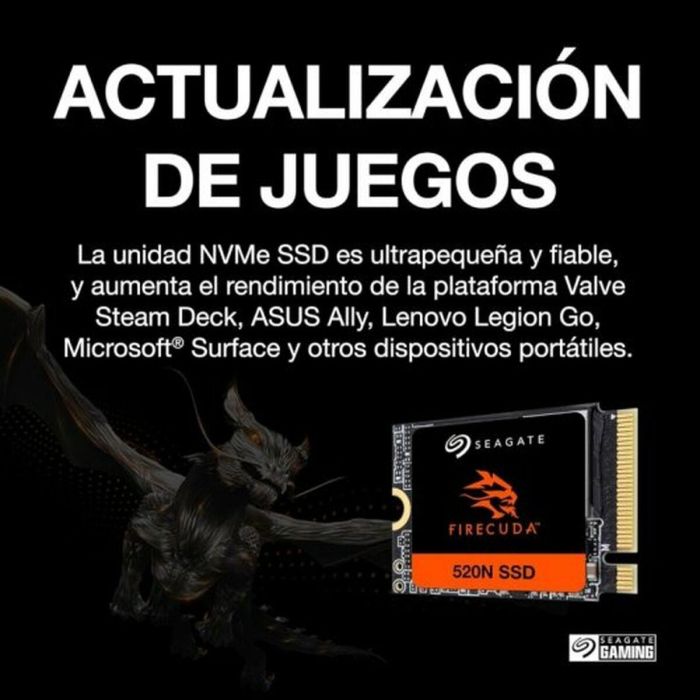 Disco Duro Seagate ZP1024GV3A002 2,5" 1 TB SSD 3 Disco Duro Seagate ZP1024GV3A002 2,5" 1 TB SSD 3