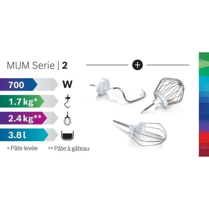 Robot de Cocina BOSCH MUMS2AW00 Blanco 700 W 3,8 L 1 Robot de Cocina BOSCH MUMS2AW00 Blanco 700 W 3,8 L 1