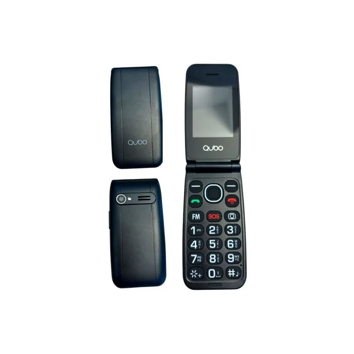 Qubo NEONW-BK Teléfono Móvil 4G para Personas Mayores - Negro 4