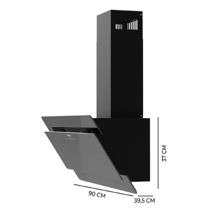 Campana Convencional Cecotec Bolero Flux DT 908000 Negro 3 Campana Convencional Cecotec Bolero Flux DT 908000 Negro 3